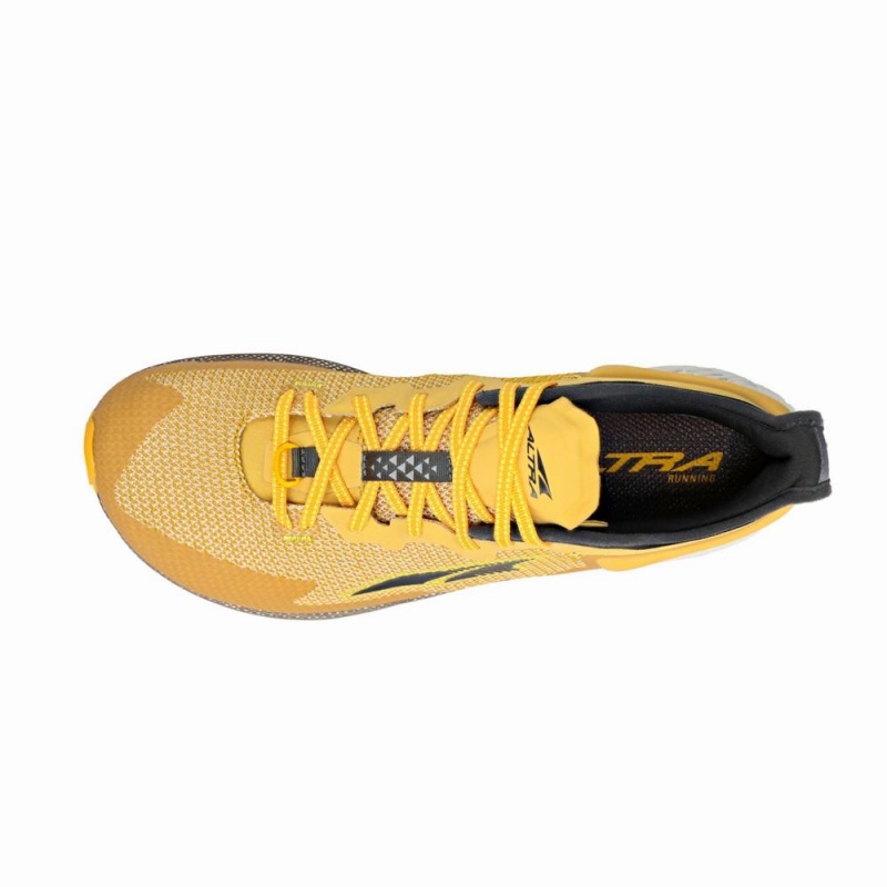 Altra TIMP 4 Men's Trail Running Shoes Gray / Yellow | WKZ-261034