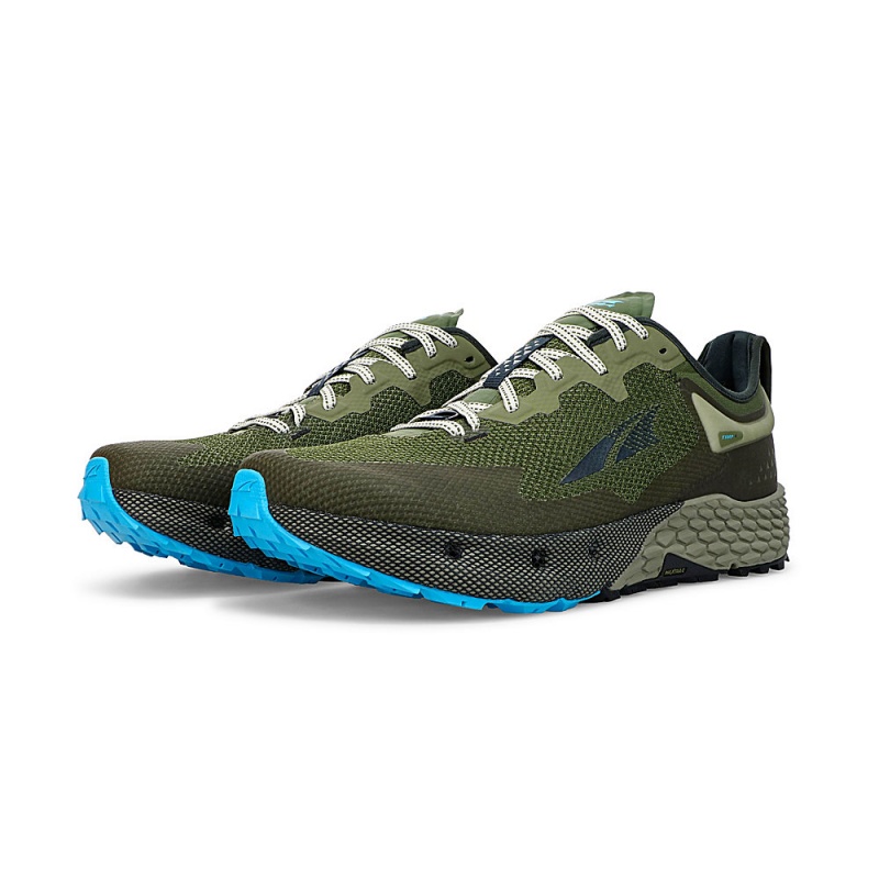 Altra TIMP 4 Men's Trail Running Shoes Olive | YUO-914706