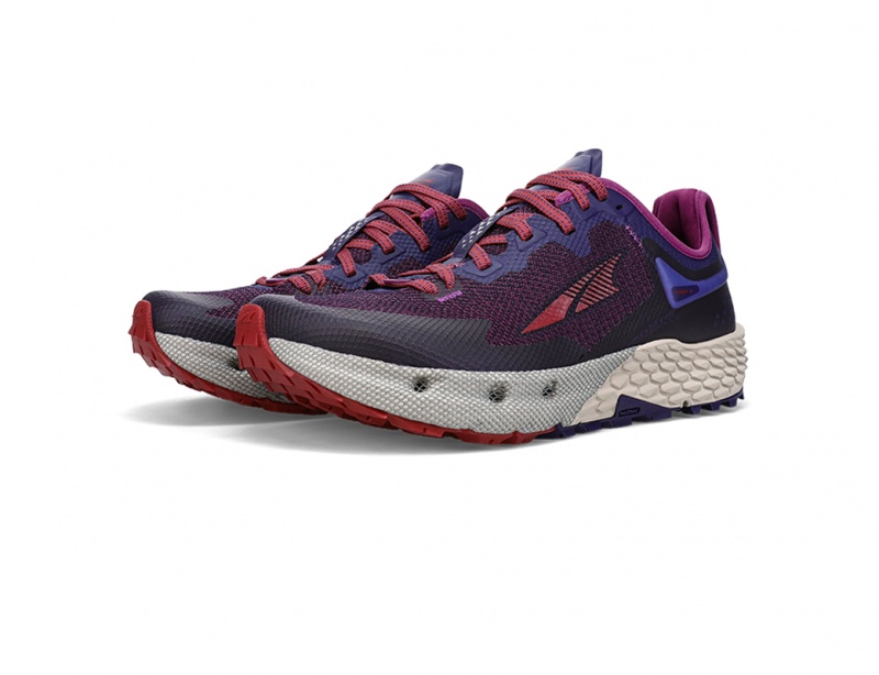 Altra TIMP 4 Women's Trail Running Shoes Dark Purple | KDH-295807