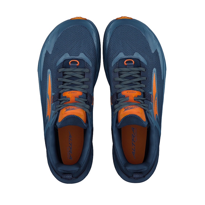 Altra TIMP 5 Men's Trail Running Shoes Blue / Orange | NGS-492753