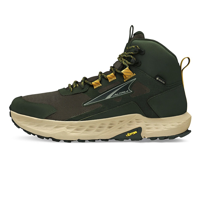 Altra TIMP HIKER GTX Men\'s Hiking Boots Olive | RND-083729