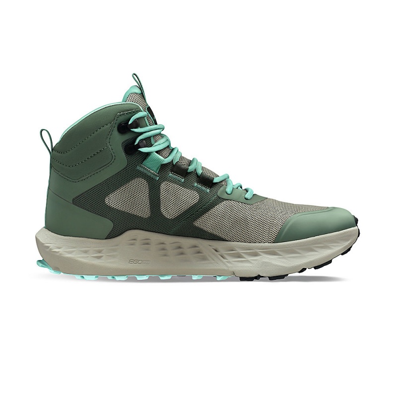 Altra TIMP HIKER Women's Hiking Boots Grey / Green | TMV-467832