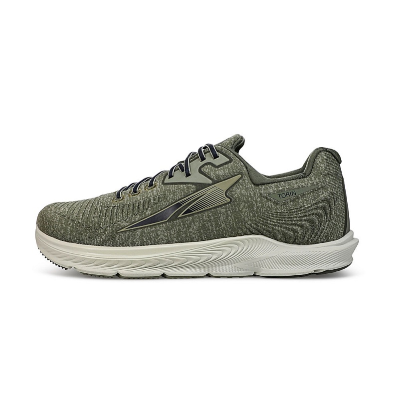 Altra TORIN 5 LUXE Men\'s Road Running Shoes Olive | FWM-625738