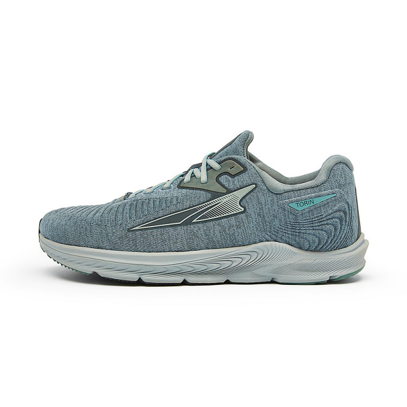 Altra TORIN 5 LUXE Women\'s Road Running Shoes Grey / Blue | MJF-182543