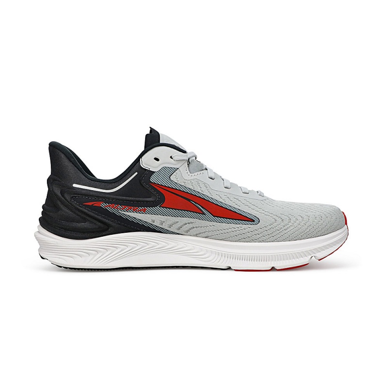 Altra TORIN 6 Men's Road Running Shoes Gray / Red | DRT-218504