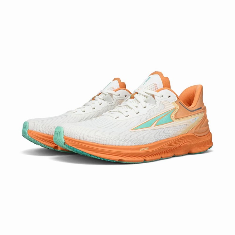 Altra TORIN 6 Women's Road Running Shoes White / Orange | UBK-531680