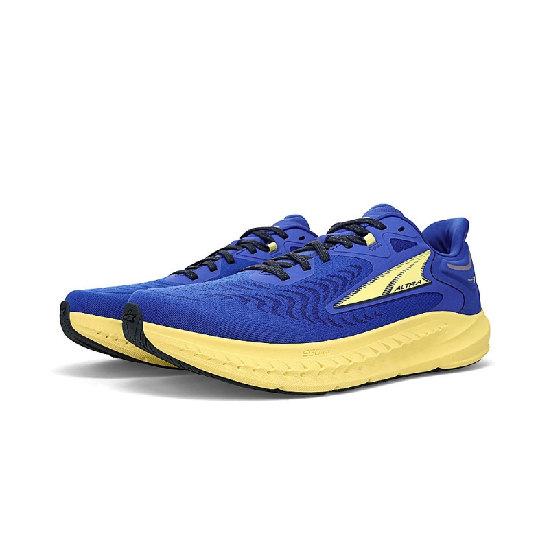 Altra TORIN 7 Men's Road Running Shoes Blue / Yellow | ILM-165794