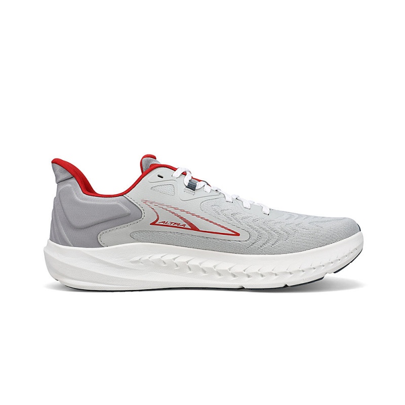 Altra TORIN 7 Men's Road Running Shoes Grey / Red | OGC-283907