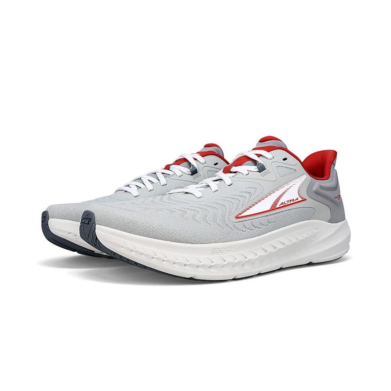 Altra TORIN 7 Men's Road Running Shoes Grey / Red | OGC-283907