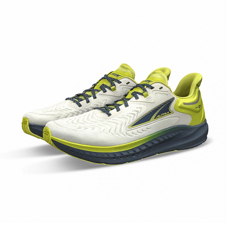 Altra TORIN 7 Men's Road Running Shoes Yellow / Blue | NQR-751426