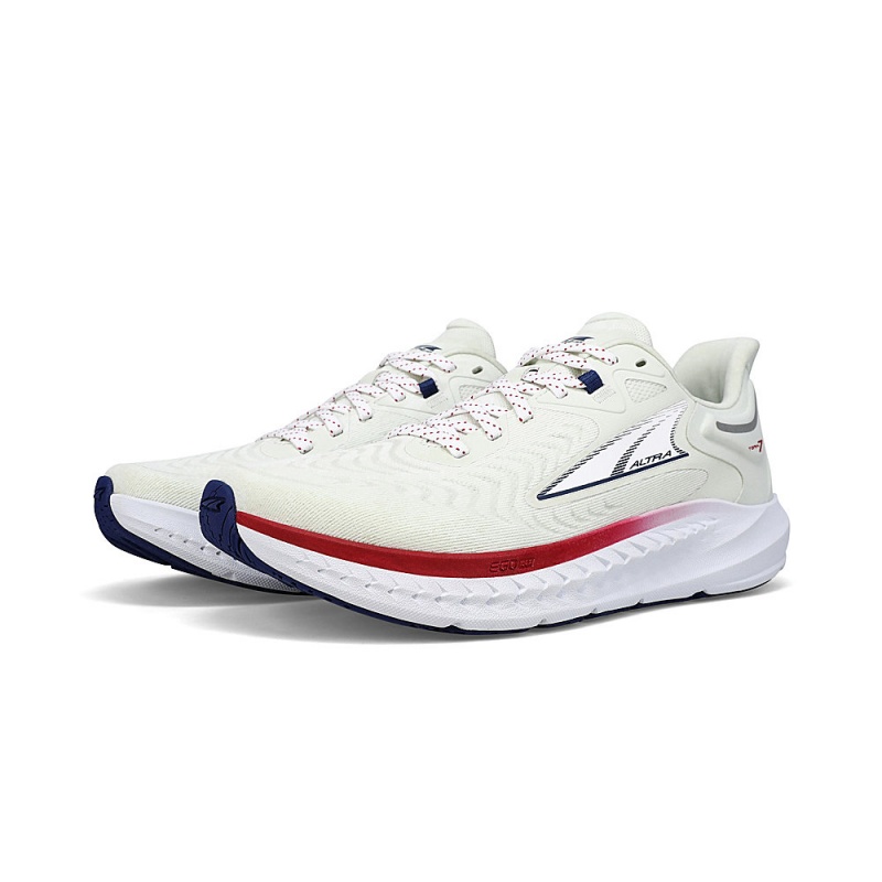 Altra TORIN 7 Women's Road Running Shoes White / Blue | NSW-024631