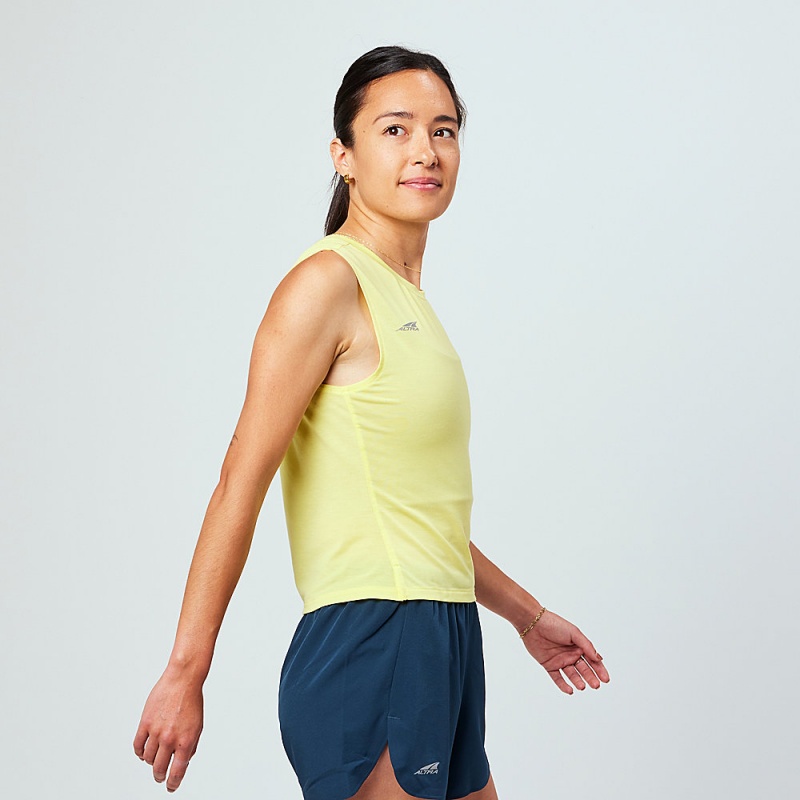 Altra TRAIL Women's Tank Top Yellow | VMD-679245