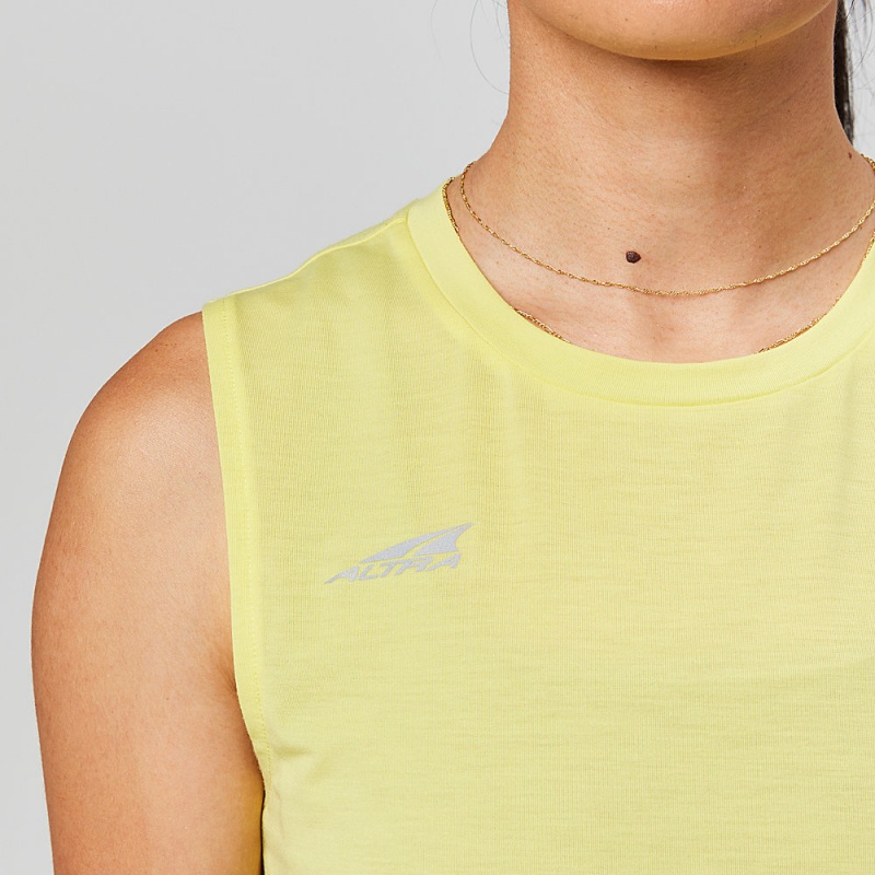 Altra TRAIL Women's Tank Top Yellow | VMD-679245