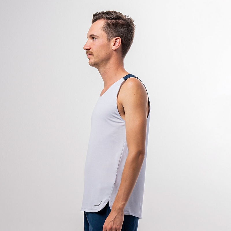 Altra VANISH Men's Tank Top Light Blue | KFE-259741