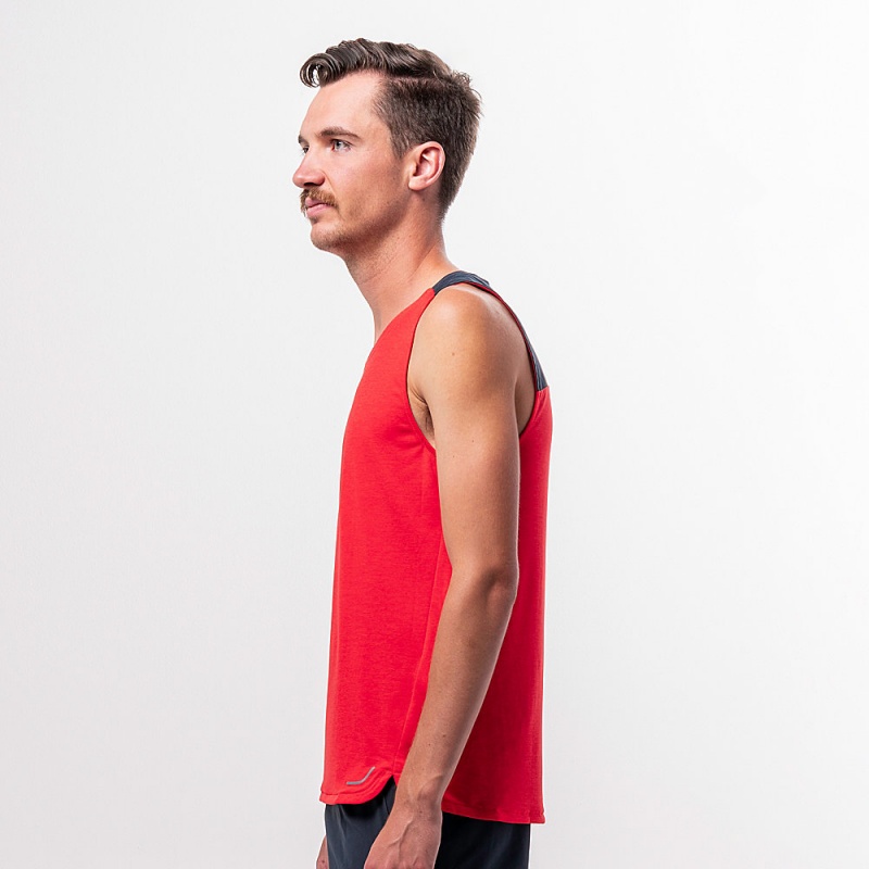 Altra VANISH Men's Tank Top Red | TZI-528601