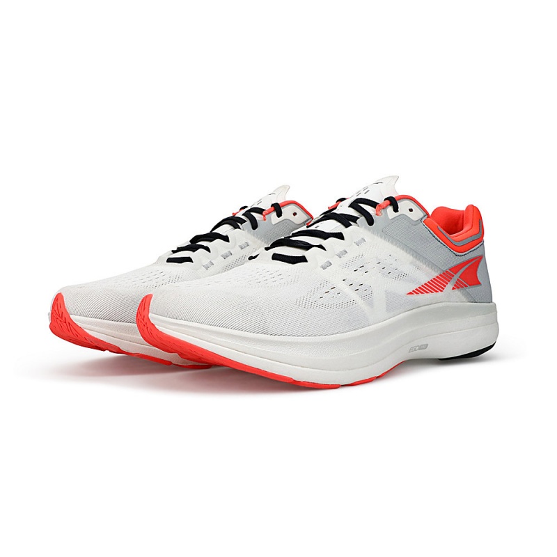 Altra VANISH TEMPO Men's Road Running Shoes White / Coral | IBF-987021