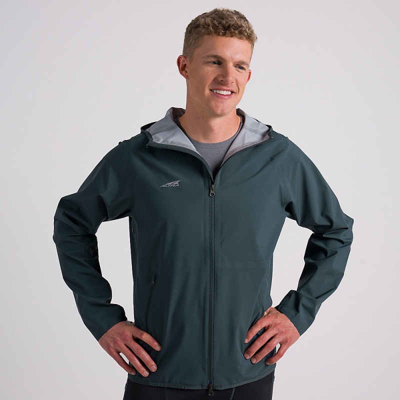 Altra WATERPROOF RUN Men's Jackets Green | LMG-415387