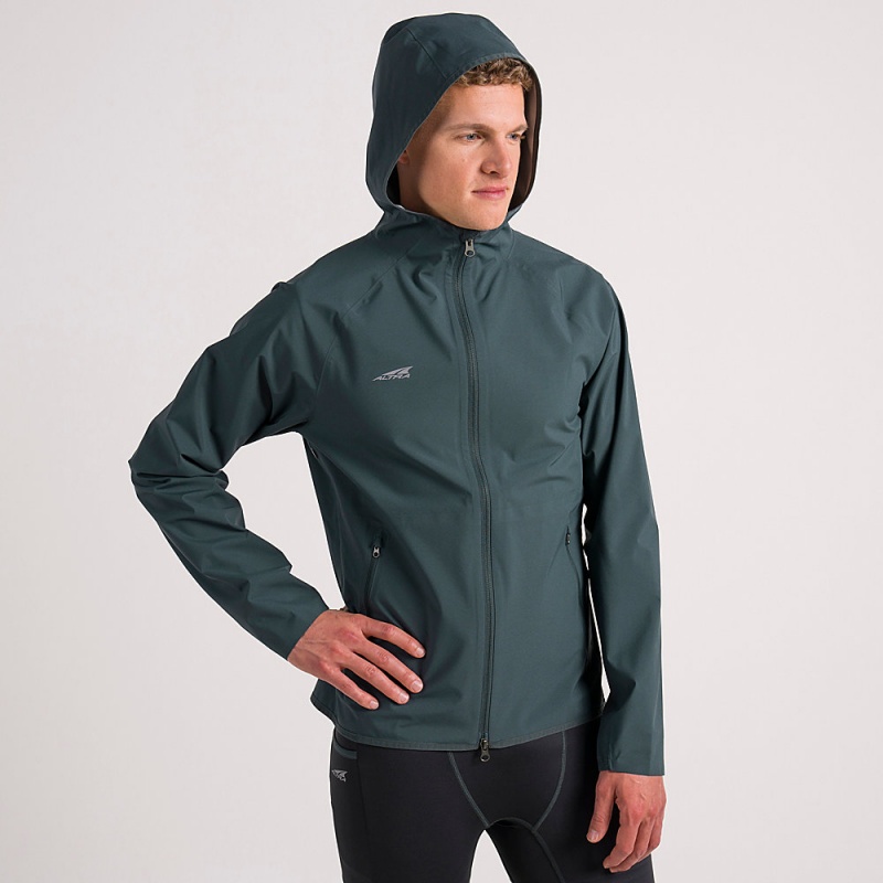 Altra WATERPROOF RUN Men's Jackets Green | LMG-415387